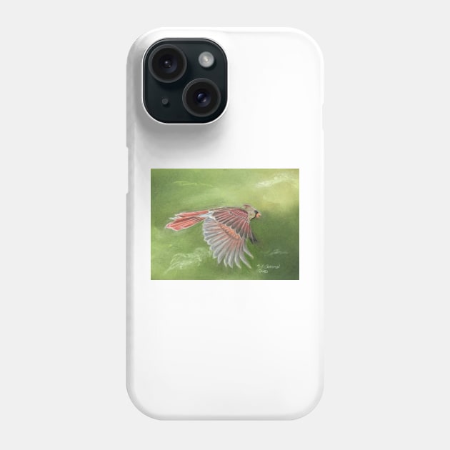 Cardinal Phone Case by Bill Cameron Fine Art