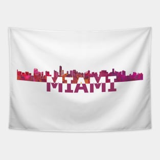 Miami Skyline Tapestry