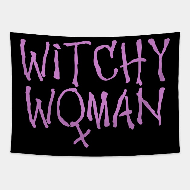 Wiccan Occult Witchcraft Witchy Woman Tapestry by Tshirt Samurai