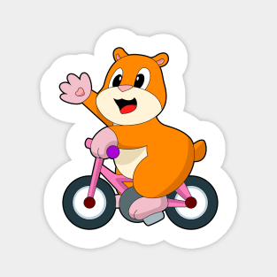 Hamster Bicycle Magnet