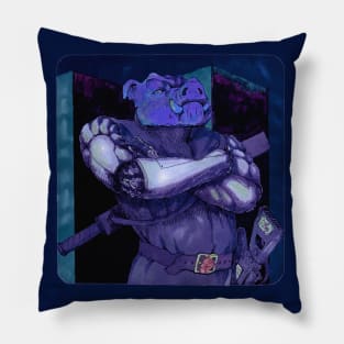 Cyberpunk Swine Pillow