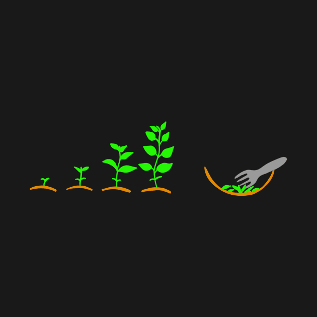 Plant evolution, seedling to salad by Dataskrekk Mediekontor