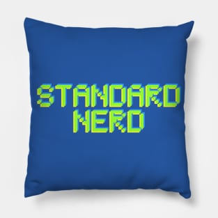 Pixelated Text - Standard Nerd Pillow