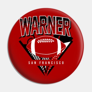 Warner San Francisco Retro Football Pin