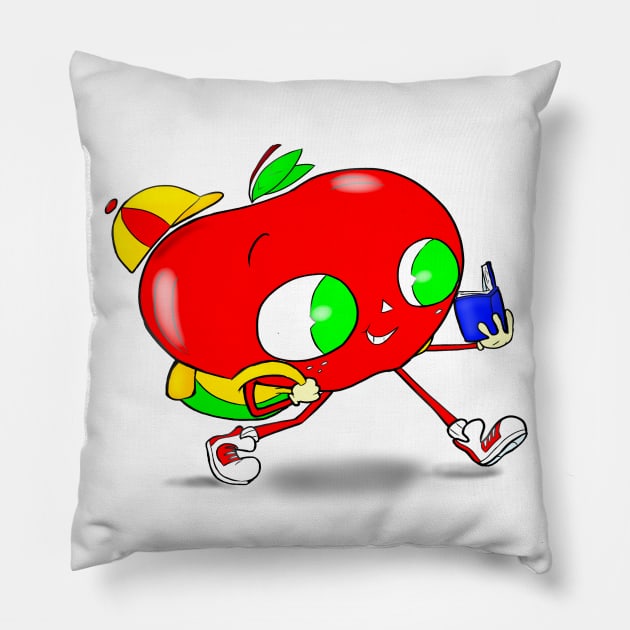 Smart Apple Pillow by madtownstudio3000