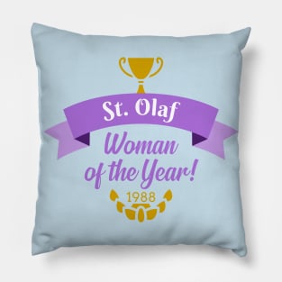 St. Olaf Woman of the Year Pillow