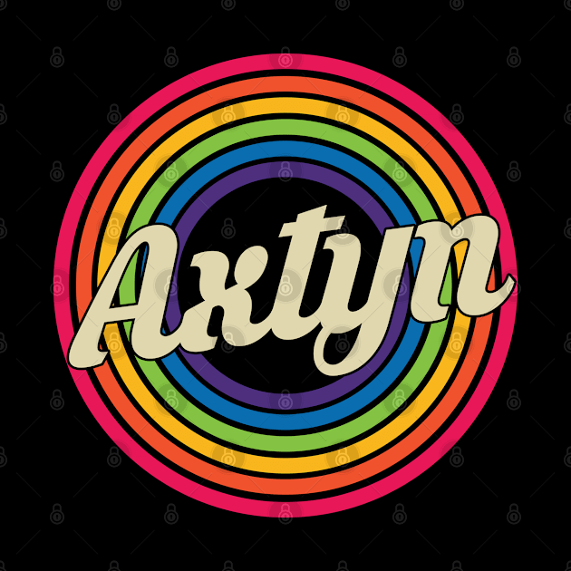 Axtyn - Retro Rainbow Style by MaydenArt