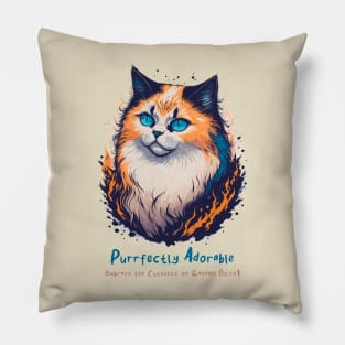 Purrfectly cute Ragdoll Pillow