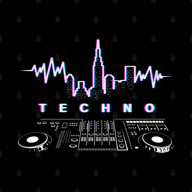 Techno Music New York by albertocubatas