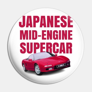 JDM Midengine Supercar Pin