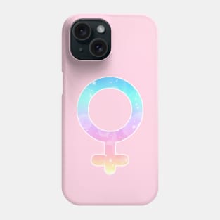 Venus Planet Symbol in Magical Unicorn Colors Phone Case