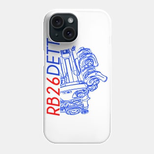 RB26DETT Skyline R34 Engine Phone Case