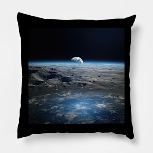 Earth from Moon Pillow