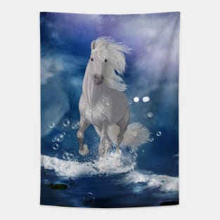 Unicorn's Adventure on the Beach Tapestry