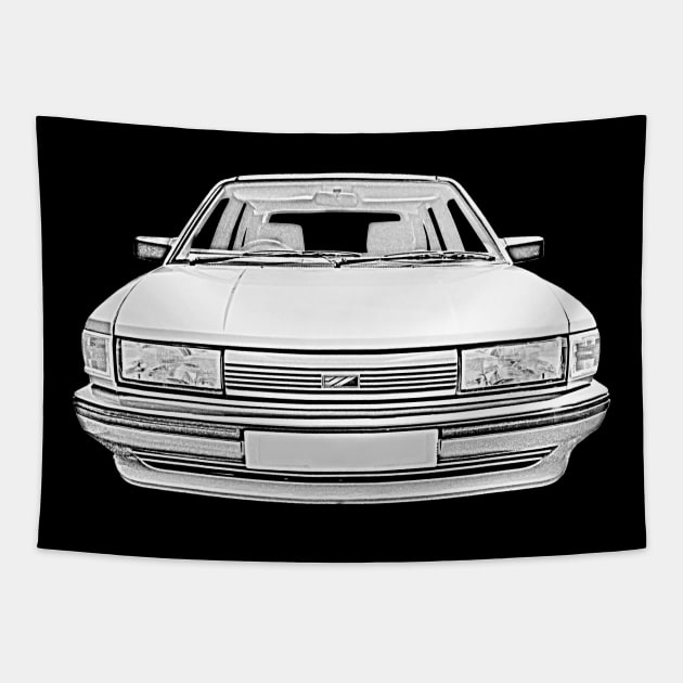 Austin Maestro 1980s British classic car Tapestry by soitwouldseem