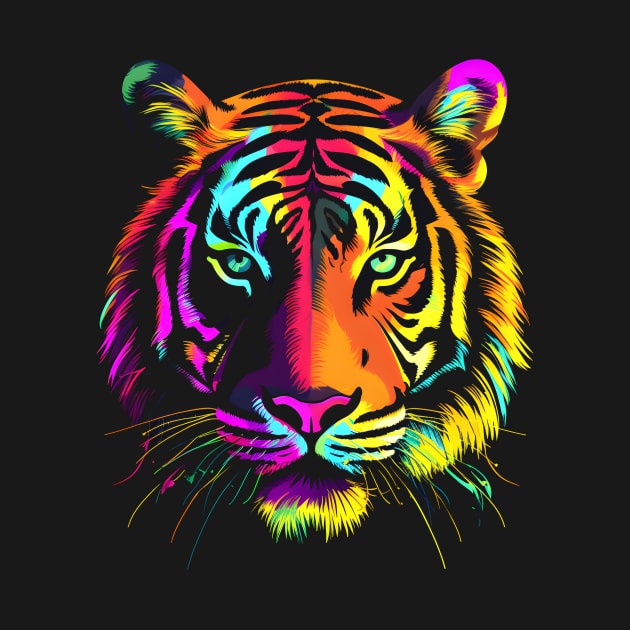 Neon Tiger #2 by Everythingiscute