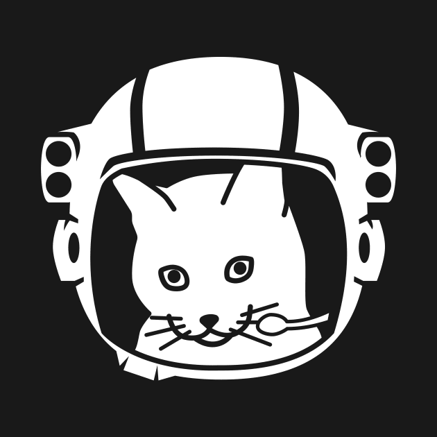 Cute & Funny Space Astronaut Cat by MeatMan