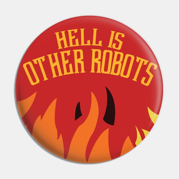 Brochure for Robot Hell Pin by Eugene and Jonnie Tee's