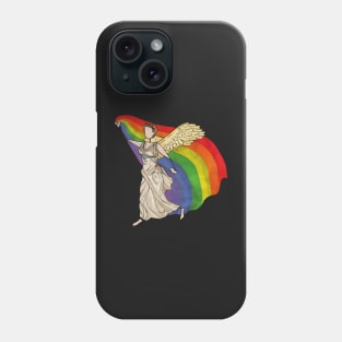 Greek Myth Comix - goddess Iris of the rainbow Phone Case