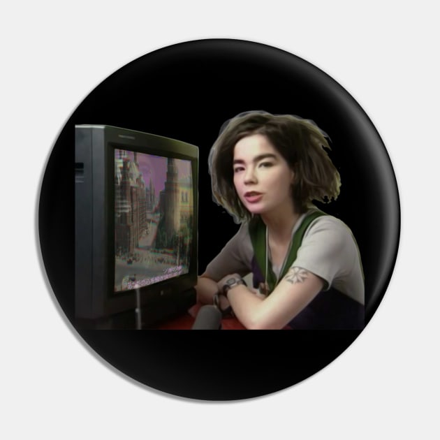 Bjork Bold Beats Pin by xXYazzyChanArtsXx