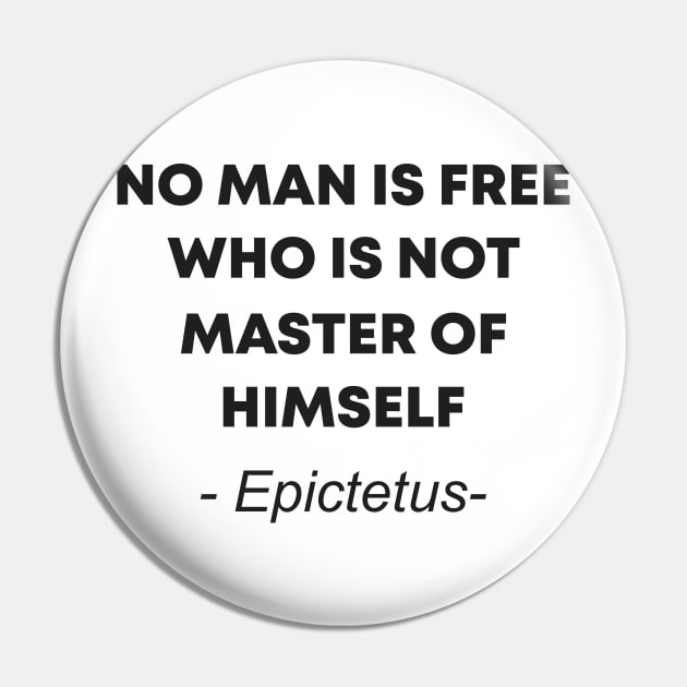 no man is free who is not master of himself Pin by Vortex.Merch