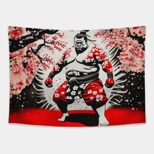 Graphic Sumo Wrestler - Eye Voodoo Tapestry