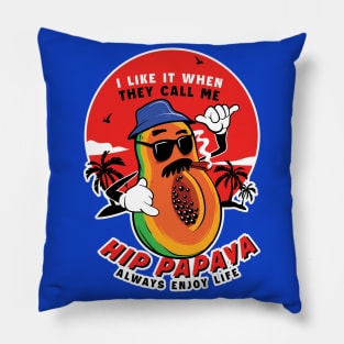 Hip Papaya - Funny Papa Puns Pillow