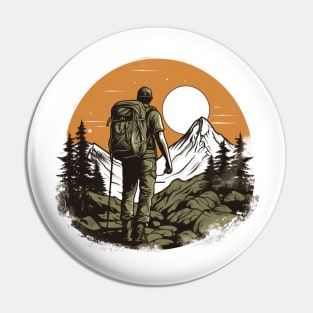 Take a step back in time with a vintage hike Pin