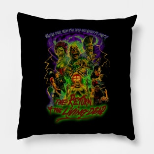 The Return Of The Living Dead, Vintage Horror. (Version 1) Pillow