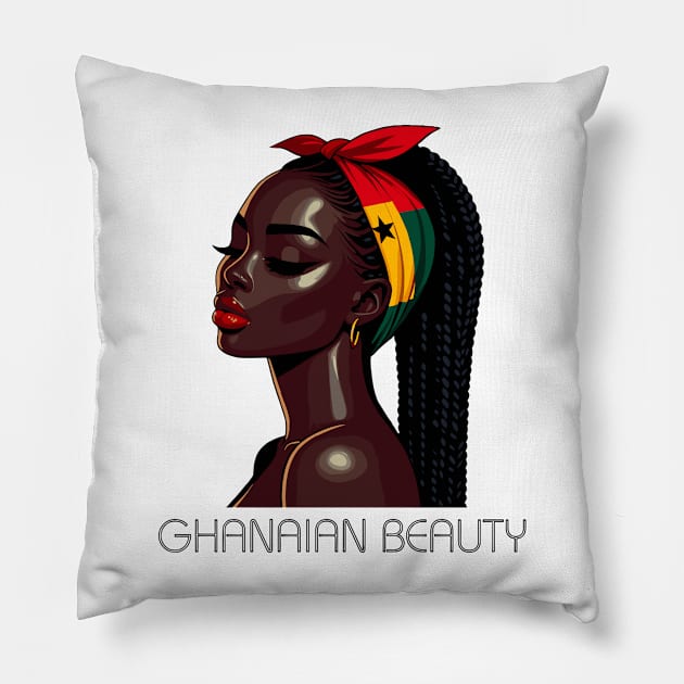 Ghanaian Beauty Pillow by Graceful Designs
