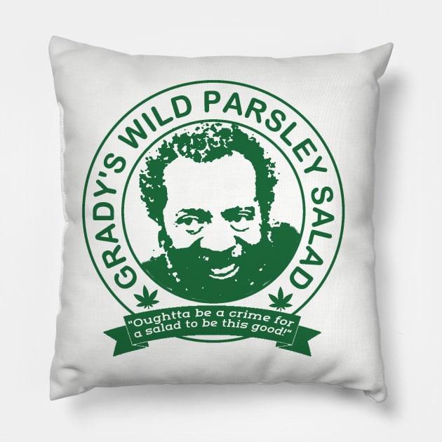Grady's Wild Parsley Salad Pillow by Bigfinz