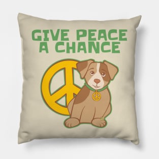 Give Peace a Chance Dog Pillow