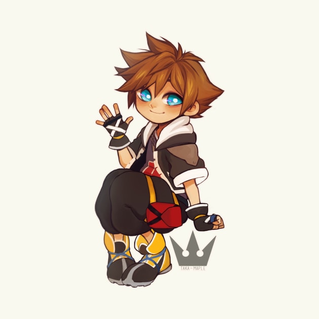 Sora- Kingdom Hearts by taka_maple