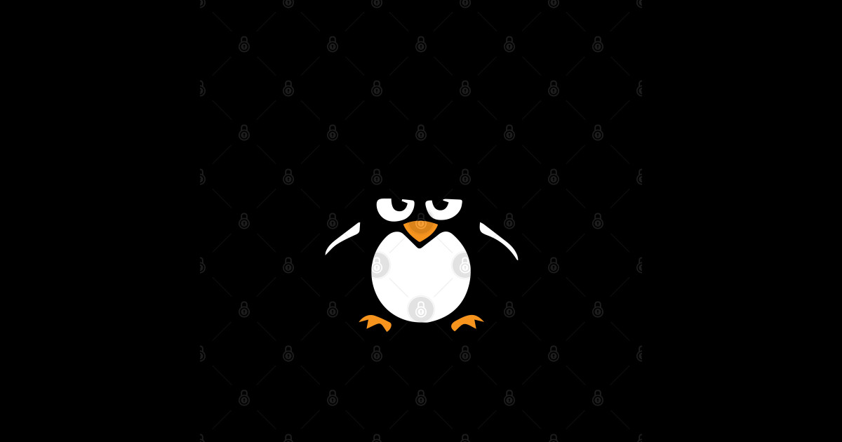 Switch to Linux Angry Tux Penguin - Linux - Pin | TeePublic