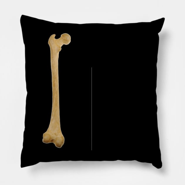 bone head Pillow by Stiffmiddlefinger