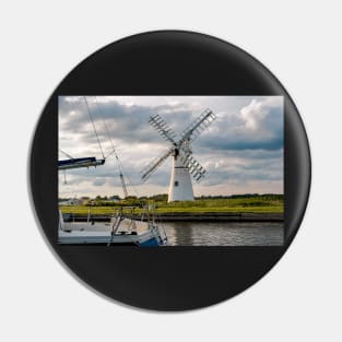 Thurne Mill at Thurne Mouth in the Norfolk Broads Pin