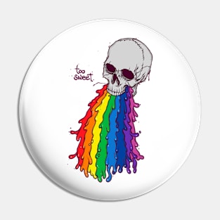 PUKE SKULL Pin