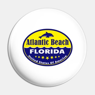 Atlantic Beach Florida Dolphin Pin