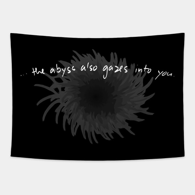 The Abyss also gazes into You Tapestry by LordNeckbeard