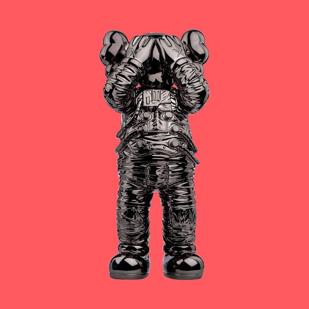 Black Fine Art Toy by Kaws by masihtitikterluka