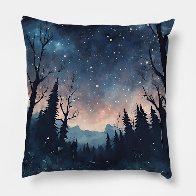 Who stole the night? Pillow by Jolyful Drawing