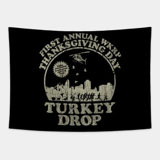 VINTAGE -  WKRP TURKEY DROP Tapestry