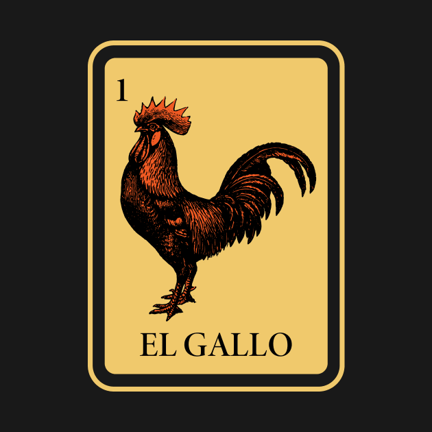 Mexican El Gallo lottery traditional rooster Bingo Card game by FunnyphskStore