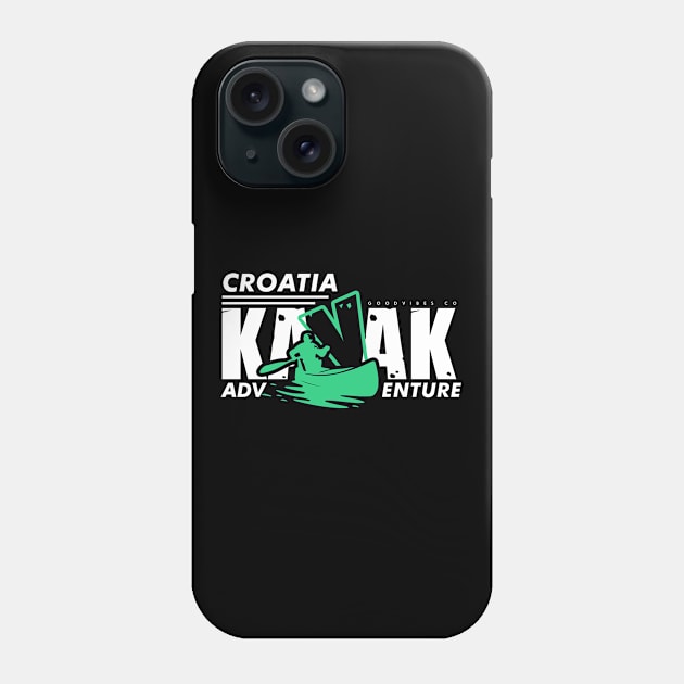 croatia Kayak Adventure Phone Case by SerenityByAlex