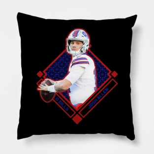 Josh Allen Diamond Style Pillow