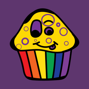 Intersex Pride Rainbow Cupcake T-Shirt