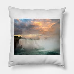 Niagara Falls Sunset Pillow