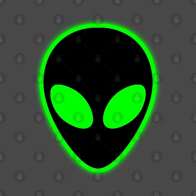 Alien Head by GreenGuyTeesStore