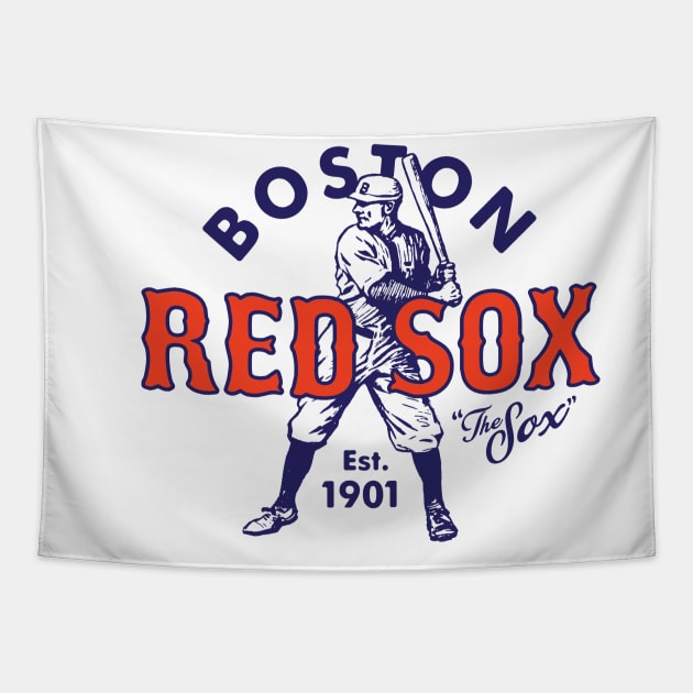 Old Style Boston Red Sox 2 by Buck Tee Tapestry by Buck Tee