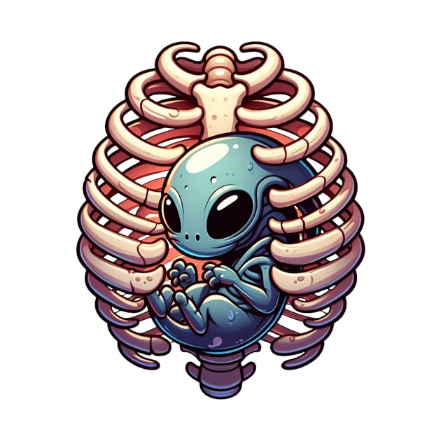 Cute Alien Inside by Dmytro